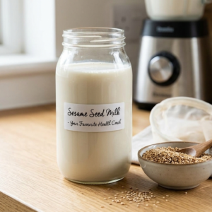 The Functional Kitchen: Creamy Sesame Seed Milk